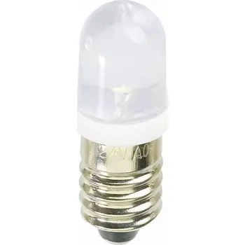 Žárovka Žárovka indikační (kontrolka) LED E10 bílá 3V, 12mA