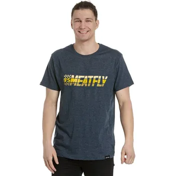 Pánské tričko MEATFLY RUST NAVY HEATHER 2022 pánské tričko