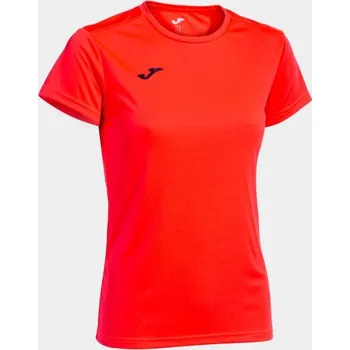 Dámské/Dívčí sportovní tričko JOMA COMBI WOMAN SHIRT CORAL FLUOR S/S Velikost: XS, Barva: CORAL FLUOR