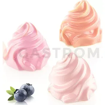 Kuchyňská sůl Forma na cukrovinky a dezerty - 6x 120 ml, 73x65 mm - Chantilly 120 | SILIKOMART, Modern Single Portions