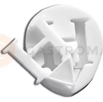 Kuchyňská sůl Silikonová forma na cukrovou hmotu ve tvaru písmene H - SLK090, 50x39 mm | SILIKOMART, SugarFlex