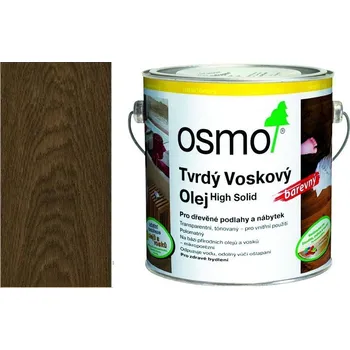 Olej na dřevo Osmo - tvrdý voskový olej barevný, černá (3075) - 125 ml