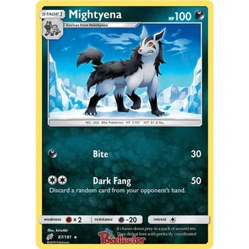 Karetní hra Mightyena 087/181 - Team Up Typ karty: Reverse Holo