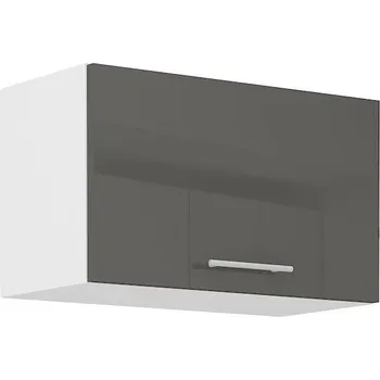 Kuchyňská skříňka LEMPERT Horní skříňka nad digestoř LARY 11 (60 cm) - šedý lesk