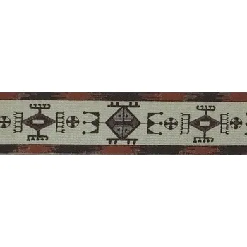 Stuha Stuha široká vytkávaná Polyester Indi hnědá UNI