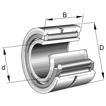 NA 4876-XL INA Jehlové ložisko