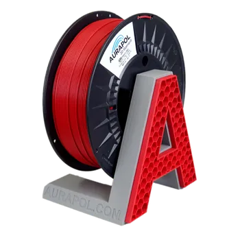 Filament AURAPOL PLA 3D Filament Červená metalíza 1 kg 1,75 mm