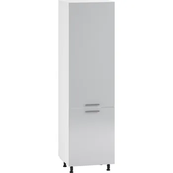 Šatní skříň HALMAR Potravinová skříň VERONA 34 (60 x 214 cm) - šedý lesk