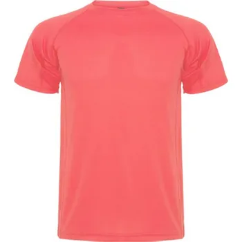 Pánské tričko ROLY pánské sportovní tričko MONTECARLO, svítivě korálová - S