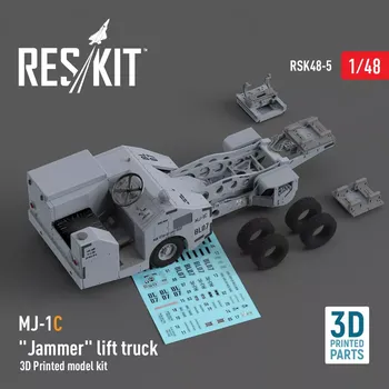 Plastikový model Reskit 1/48 MJ-1C 'Jammer' lift truck (3D Printed model)