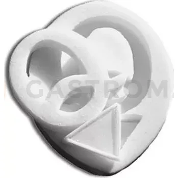 Kuchyňská sůl Silikonová forma na cukrovou hmotu ve tvaru písmene Q - SLK099, 57x38 mm | SILIKOMART, SugarFlex