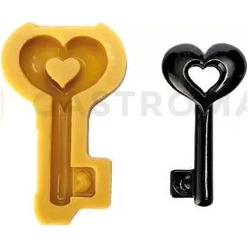 Kuchyňská sůl Silikonová forma na cukrovou hmotu nebo čokoládu ve tvaru klíče - 84x44x15 mm | SILIKOMART, SugarFlex Gold