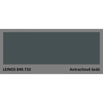 Lak na dřevo LEINOS 840 Krycí lak (2,5L) vysoce krycí barva, odolná povětrnostním vlivům, na dřevo, kov a neutrální kámen 733 Antracitově šedá