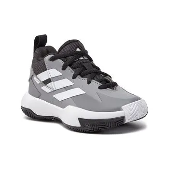 Chlapecká obuv Basketbalové boty adidas Cross Em Up Select Mid Trainers Kids IF0828 Šedá 28_5