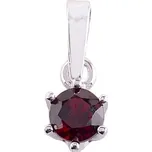 Český granát přívěsek stříbrný 141515