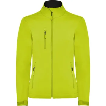 Dámská softshellová bunda ROLY dámská bunda NEBRASKA, svítivá pistácie - XL