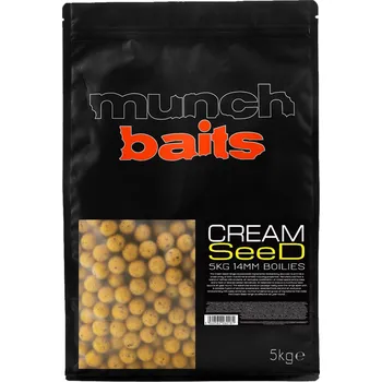 Boilies Munch Baits Cream Seed Boilies 14mm 5kg