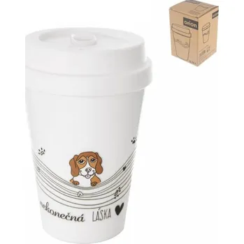 Termohrnek Orion Hrnek termo pohár UH NEKONEČNÁ LÁSKA pes 0,35 l
