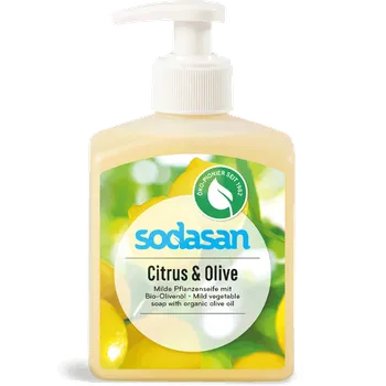 Mýdlo Sodasan Mýdlo tekuté citrus a olivy 300ml eco