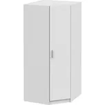 Rohová skříň, bílá, INVITA TYP 3