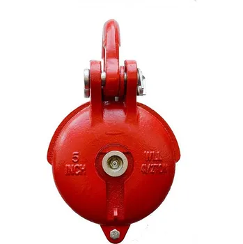 zvedák Ganas spol. s.r.o. Kladka pevnostní se třmenem Nosnost: 1500 kg, Průměr lana: průměr 10-12