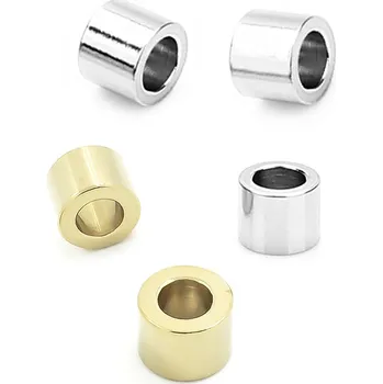 Materiál na výrobu šperku Nerezové válečky 5x4mm-3mm - 1Ks - 5 x 4 mm / Nerez SL