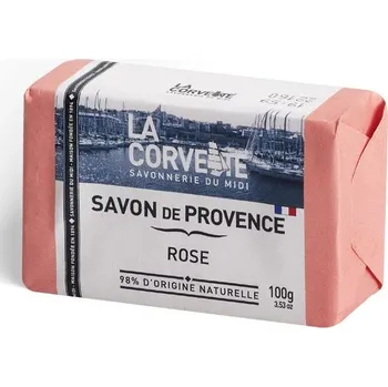 Mýdlo Savon du Midi Mýdlo s bambuckým máslem JEMNÁ RŮŽE 100g eco