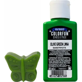 Olivově zelená barva řada COLORFUN 25 ml