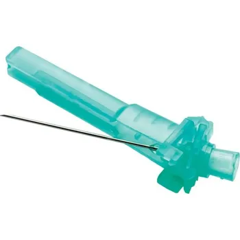 Injekční jehla ZARYS International Group dispoGUARD bezpečnostní injekční jehla, sterilní, G 22, černá, 0,7x30mm, 50ks