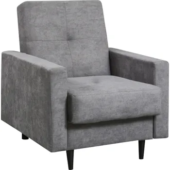 Křeslo Tempo Kondela Křeslo, šedá látka, VALDO