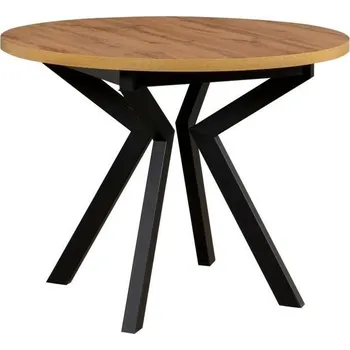 Jídelní stůl Kulatý stůl jídelní IKON 7, 100 cm, kovové nohy