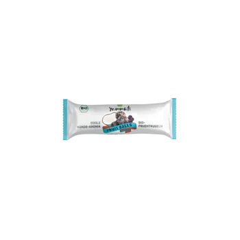 Čokoládová tyčinka Yammbits Ovocné kuličky kokos, arónie 36g bio