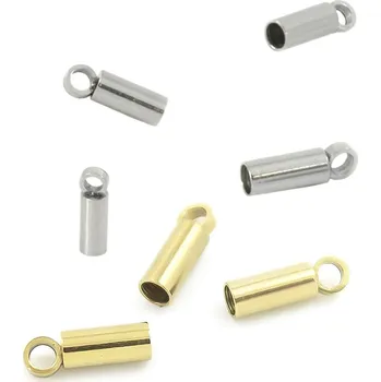 Materiál na výrobu šperku Koncovky 8x2,5mm nerez - 2mm - 1Ks+B - Nerez SL / 1Ks