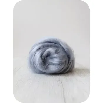 Ovčí rouno Viskóza na tvoření - Shabby Grey