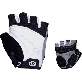 Cyklistické rukavice AUTHOR Rukavice Lady Comfort Gel k/p (bílá/černá), Velikost S