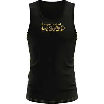 Dětský funkční nátělník ROBOPES černá Bamboo Ultra - Žlutá / 100