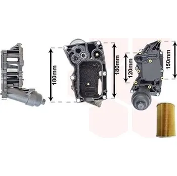 Olejový filtr Pouzdro, olejový filtr VAN WEZEL 06013754