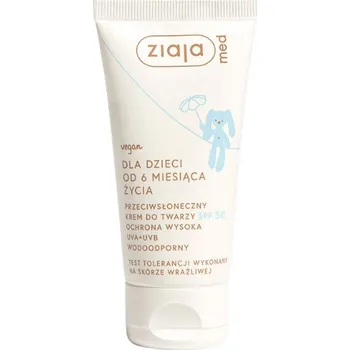 Přípravek na opalování Ziaja Med Kids krém na obličej s vysokou ochranou pro děti SPF50 50 ml