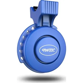 Cyklosvítilna Mini elektrický klakson na kolo s USB nabíjením - modrý