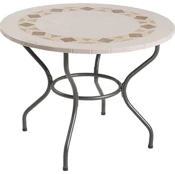 Zahradní sestava Zahradní kamenný stůl CALLA 100 cm