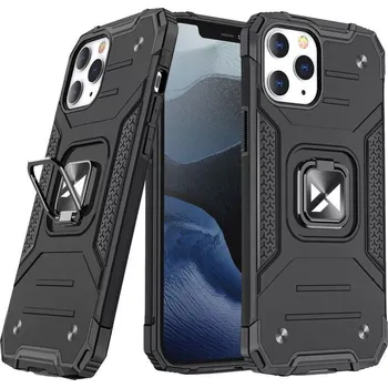 Pouzdro na mobilní telefon Wozinsky Ring Armor pouzdro iPhone 14 Pro , pancéřové s magnetickým úchytem a kroužkem , černá