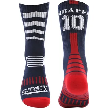 Numberoplus Dětské fotbalových ponožek č.10 Kylian Mbappé ( 10pár v balení ) Barva: Modrá, Velikost: Univerzální