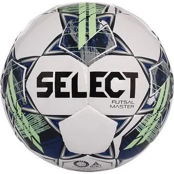 Fotbalový míč FB Futsal Master futsalový míč bílá-zelená velikost míče č. 4