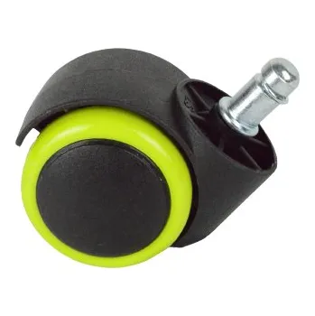 Mercury Kolečko, pogumované, průměr 50mm, čep 11mm - zelené