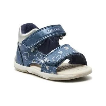 Dámská obuv Geox Sandály B Sandal Tapuz Girl B450YA 054AJ C4206 Modrá 18