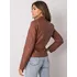 Dámská casual bunda Dámská koženková bunda NM-DE-KR-FF001.16X hnědá