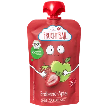 Kojenecká výživa Fruchtbar Pyré jahody jablko 100g bio
