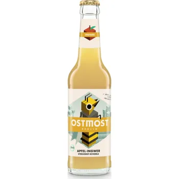 Limonáda Ostmost Jablečno zázvorový střik 330 ml bio