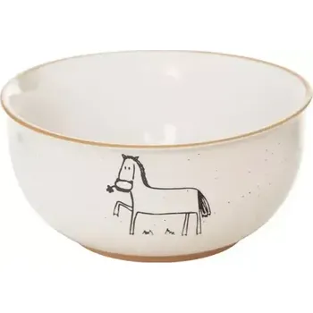 Miska pro psa Keramická miska Kůň, 550 ml (Misky s koněm)