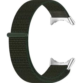 eses Nylonový řemínek na suchý zip pro Google Pixel Watch 1, 2, 3 41mm a 4 41mm - Zelený